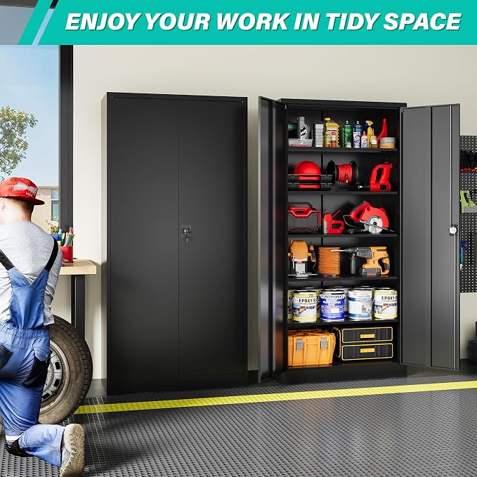 SISESOL Metal Storage Cabinet - Image 3