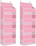2 Pack Over The Door Organizer Hanging Storage Organizers by SpaceHacks