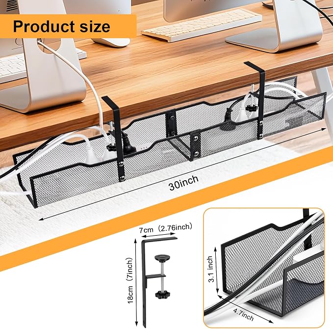 30'' Under Desk Cable Management - Image 2