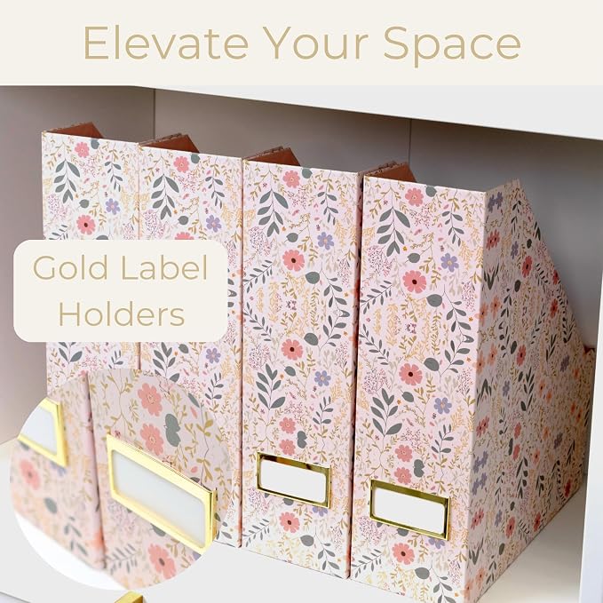 BLU MONACO Foldable Magazine File Set of 4 - Image 4