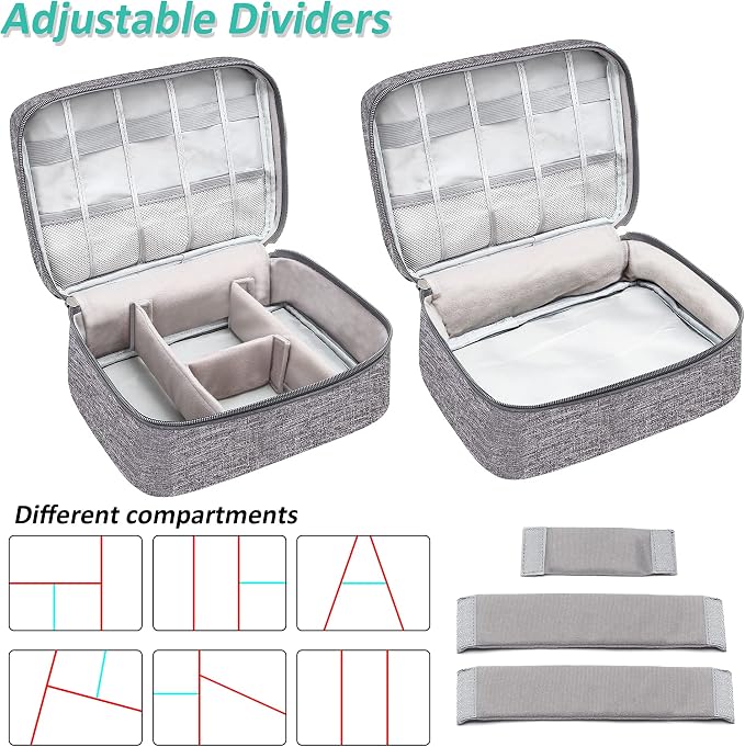 Electronics Organizer Travel Cable Organizer Bag Waterproof Portable Digital - Image 4