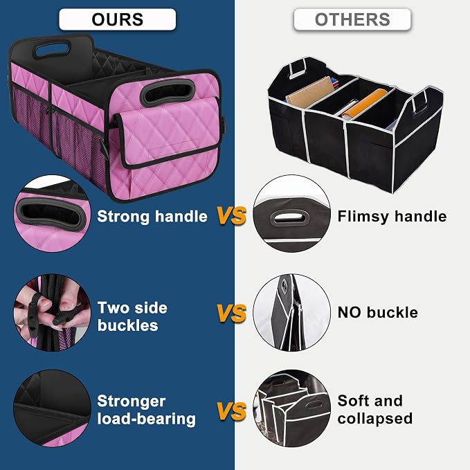Deosk Car Trunk Organizer for SUV, Car Organizers and Storage - Image 2