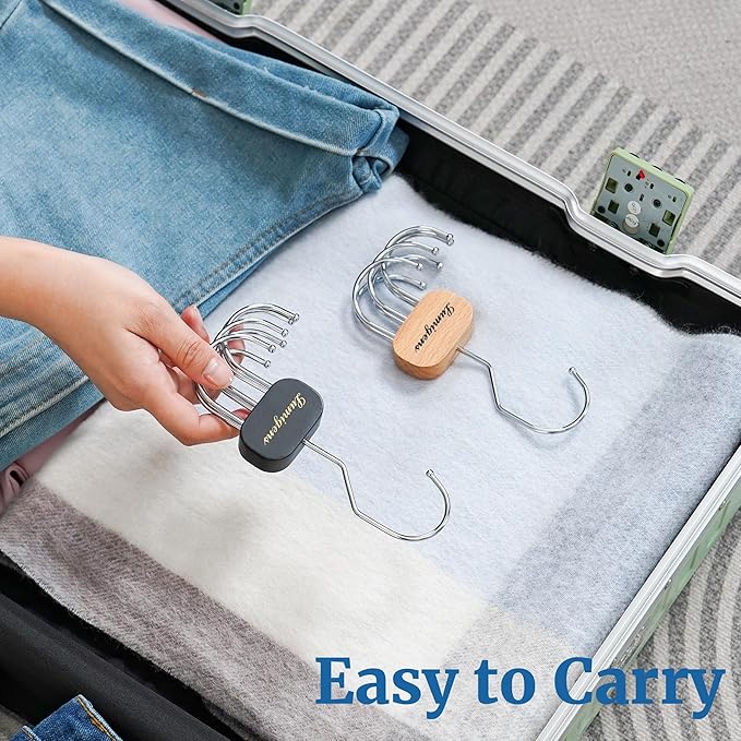 Belt Hanger, Belt Organizer for Closet, Rotatable Tie Rack, Belt Holder - Image 4