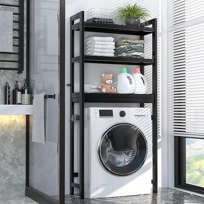 Homykic Bamboo Over The Toilet Storage Shelf, 3-Tier Above Toilet Storage - Image 6