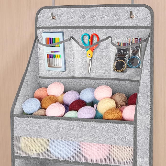 Univivi 5-Shelf Door Storage Over Door Hanging Organizer - Image 4