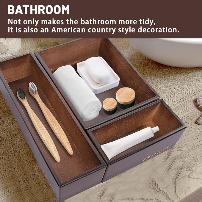 Bamboo Drawer Organizer - Image 4