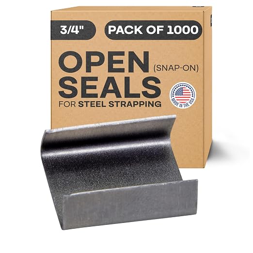 IDL Packaging Open Seals for 3/4" Strap Width Steel Strapping by IDLPackaging
