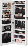 SONGMICS Jewelry Cabinet Armoire, Lockable Wall-Mounted Organizer Unit by SONGMICSbySONGMICSHOME