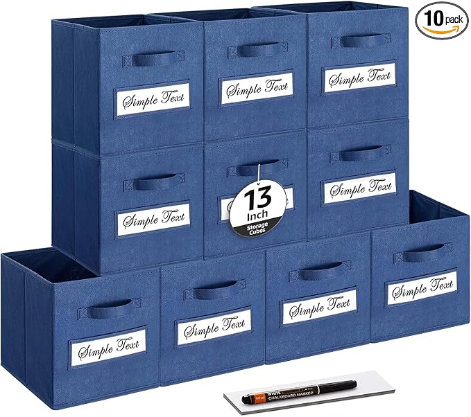 artsdi 13x13x13 storage cube bins Fabric storage cubes by Artsdi
