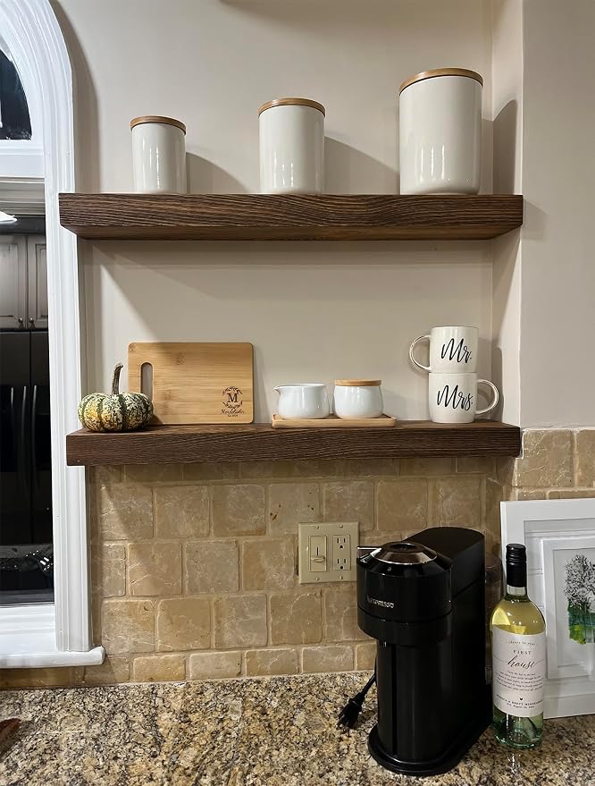 joelsantiques 24 Inch Wooden Floating Shelves - Image 9