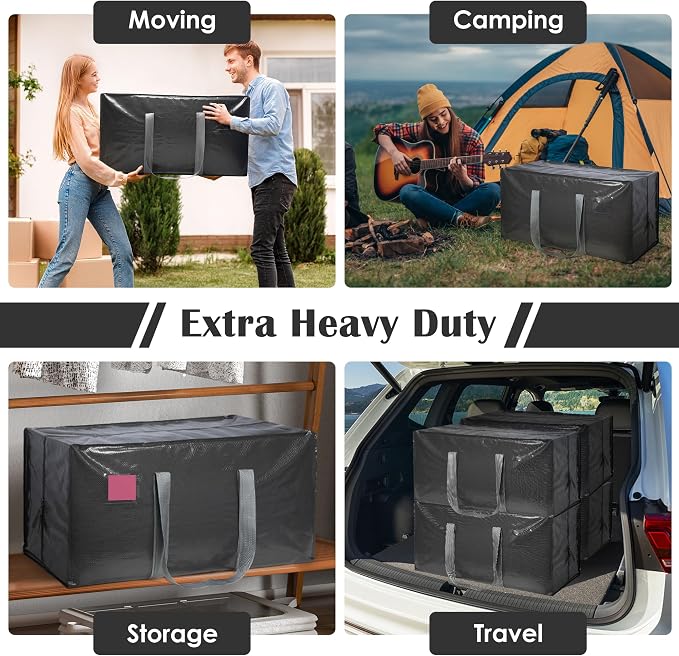 6 Pack Extra Heavy Duty Large Moving Bags - Image 7