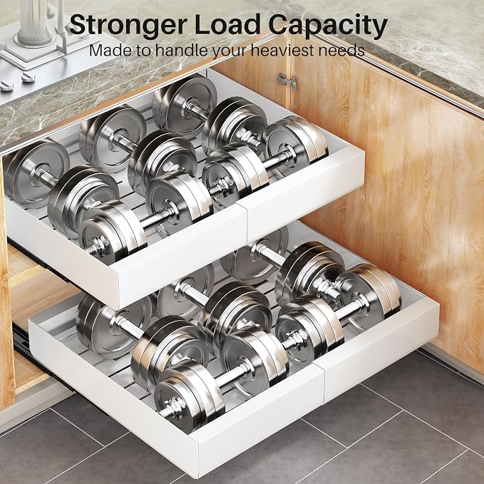 Pull out Cabinet Organizer, Expandable Heavy Duty Slide out Drawers Fixed - Image 6