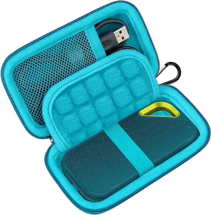 Lacdo Hard Carrying Case for SanDisk Extreme Pro/SanDisk Extreme Portable by Lacdo