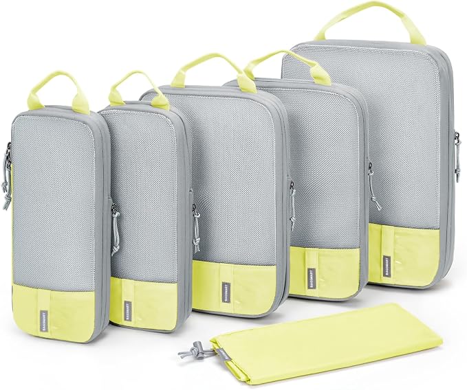 BAGSMART 6 Set /4 Set/2 Set Compression Packing Cubes by BAGSMART