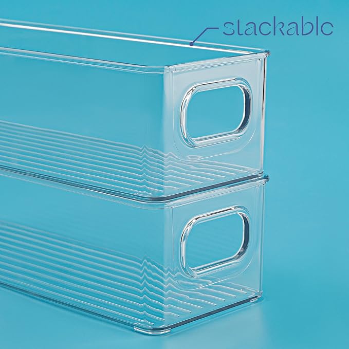primebox Plastic Food Storage Clear Container 2 Pack Bin - Image 4