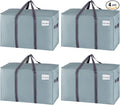 VENO 4 Pack Moving Bags and Large Christmas Storage Bins by Veno