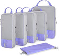 BAGSMART 6 Set /4 Set/2 Set Compression Packing Cubes by BAGSMART