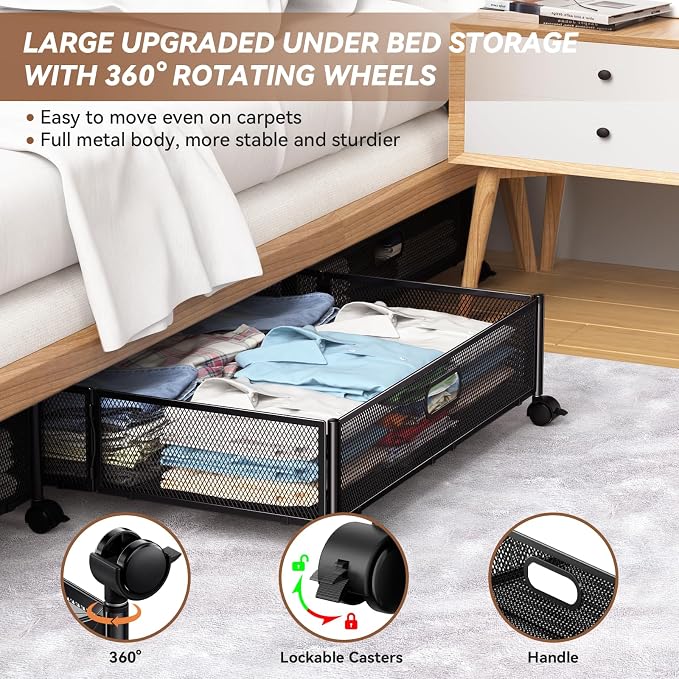 PHINOX Under Bed Storage Containers - Image 4