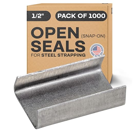 IDL Packaging Open Seals for 1/2" Strap Width Steel Strapping by IDLPackaging