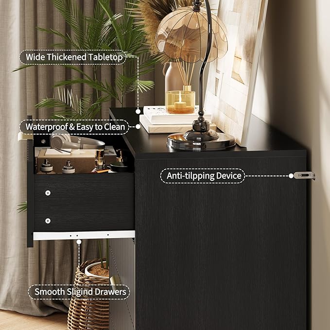 Garvee Fluted Dresser for Bedroom - Image 3