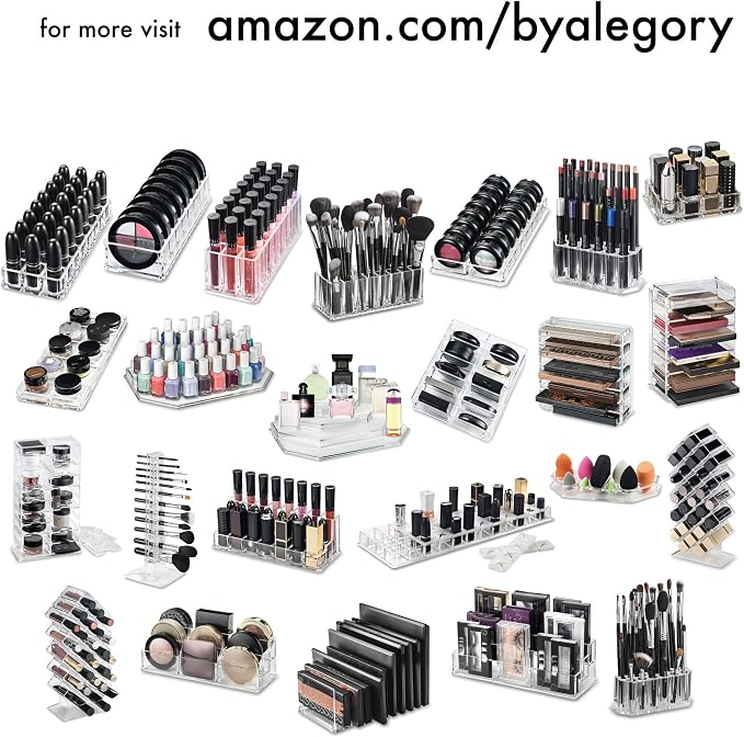 BY ALEGORY Acrylic Rollerball Perfume Organizer Beauty Scent Holder 24 Space - Image 5