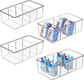 Vtopmart 4 Pack Food Storage Organizer Bins, Cabinet Organization and Storage by Vtopmart
