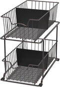 SimpleHouseware 2 Tier Cabinet Wire Basket Drawer Organizer by SimpleHouseware