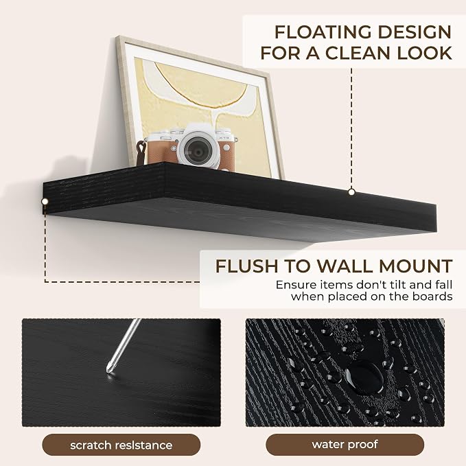 RICHFOCUS 24Inch Floating Shelves - Image 6