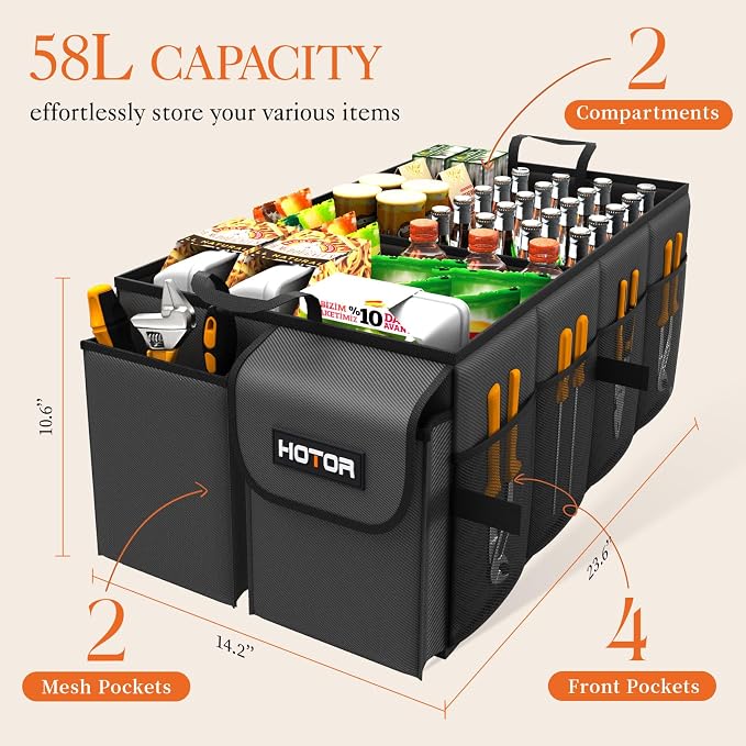 HOTOR Foldable Trunk Organizer - Image 2