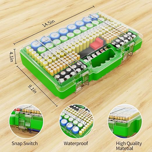 Battery Organizer Storage Holder Box Case - Image 6