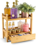 Sorbus Bamboo Bathroom Counter Organizer – 2-Tier Shelf by Sorbus