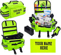 Lightning X Personalized First Responder EMT EMS Trauma Bag w/Stocked First Aid by LightningXProducts
