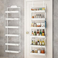 bukfen Over the Door Pantry Organizer, 6-Tier Adjustable Basket Kitchen Pantry by bukfen