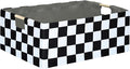 Checkered Storage Basket Room Decor Gifts Basket Foldable Nursey Box Kids by Unknown