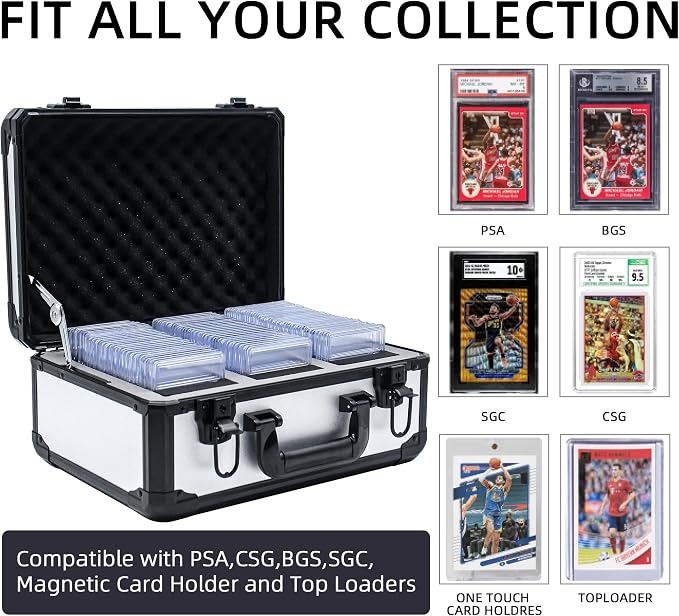Graded Card Storage Box; Durable Sports, PSA Card Storage Case- Trading Card - Image 4