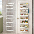 bukfen Over the Door Pantry Organizer, 8-Tier Adjustable Basket Kitchen Pantry by bukfen