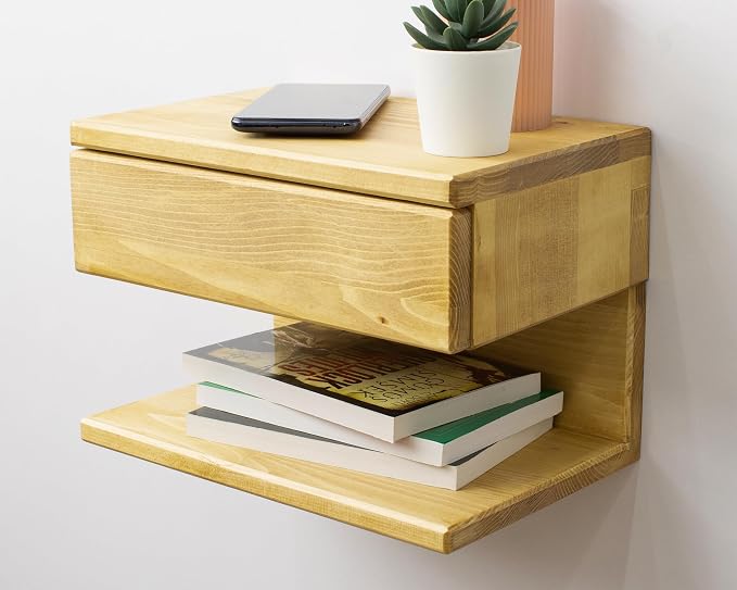 Floating Nightstand Side Accent or End Table - Image 6