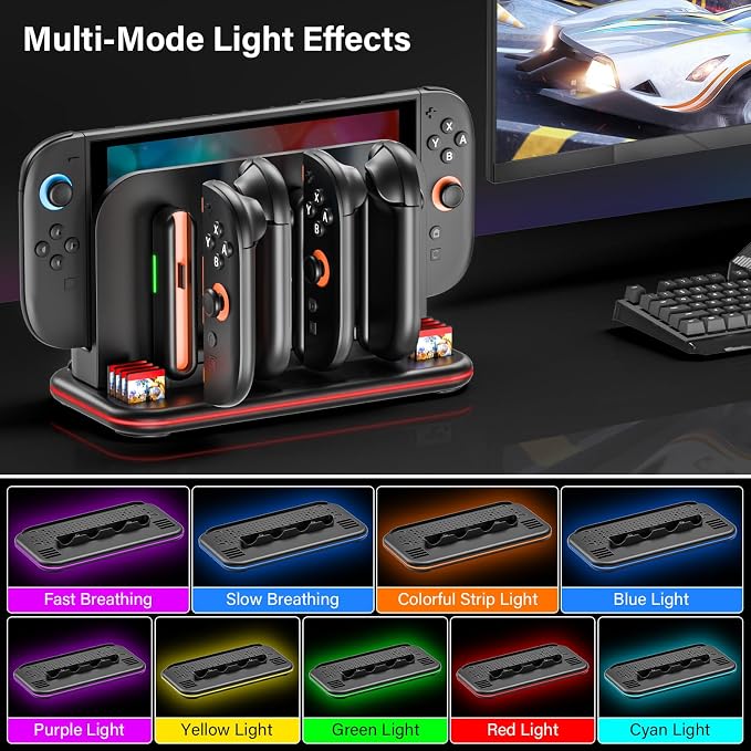 Switch 2 Controller Charger, 3H Fast Charging Dock - Image 3