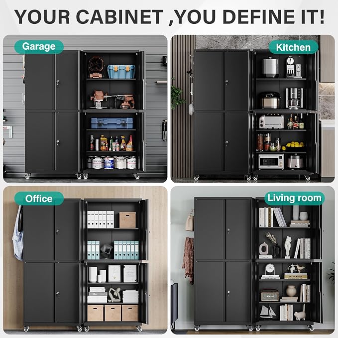 SISESOL Metal Storage Cabinet - Image 6