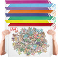 24 Pack 8 Color A4 Mesh zipper pouch bags, Storage Bags, File Bags by YOPCDJ