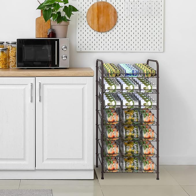 Vrisa Can Organizer for Pantry 7-tier Can Dispenser Rack Holde up to 84 Cans - Image 5