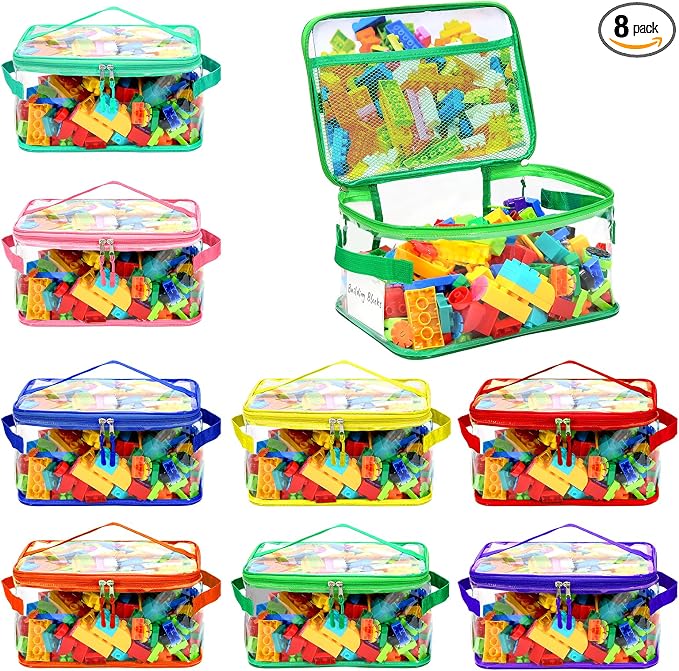 8 Packs Extra Large Toy Storage Bags by Shcsdr