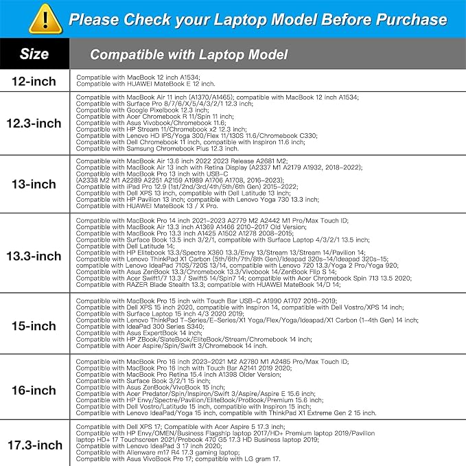 MOSISO Laptop Case 13.3 inch, 13-13.3 inch Laptop Sleeve Compatible - Image 5
