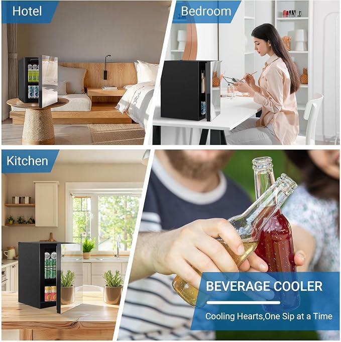 Mini Fridge with Mirror Door - Image 8