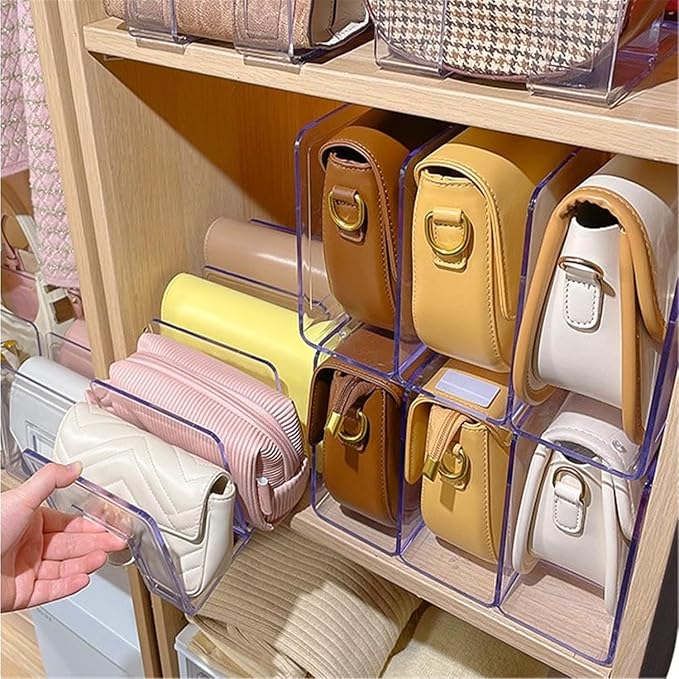 YAGELI Clear Acrylic Purse/Handbag Organizer - Image 6