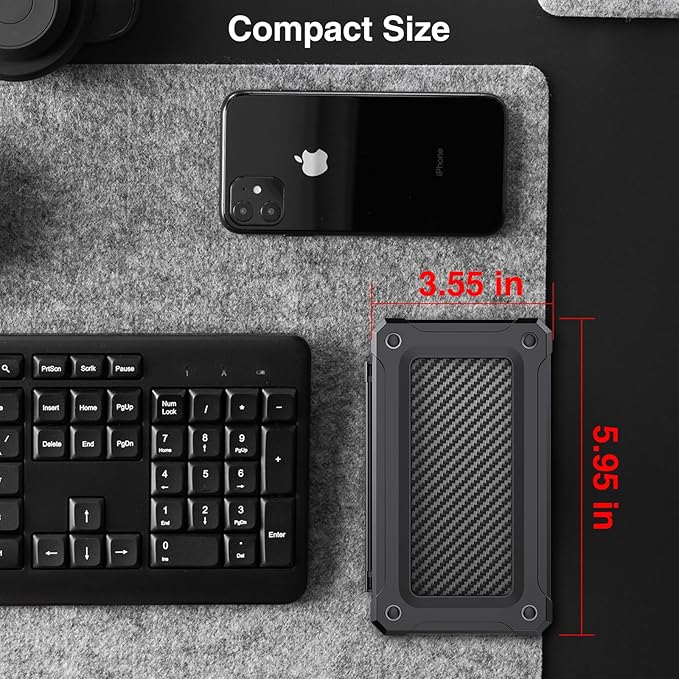 HEIYING Memory Card Case for SD/TF Cards, Portable SD Card Holder Storage Case - Image 5