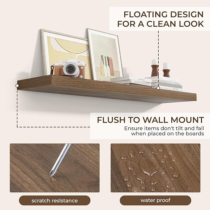 RICHFOCUS 40Inch Floating Shelves - Image 4