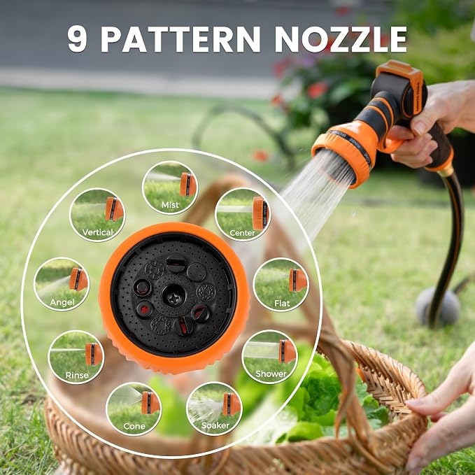 Giraffe Tools AW40 Retractable Hose Reel 5/8" x 90 ft Wall Mounted Garden Hose - Image 4