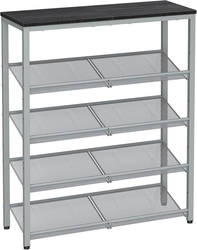 VASAGLE Shoe Rack for Entryway, 5-Tier Shoe Rack Organizer by VASAGLEbySONGMICSHOME