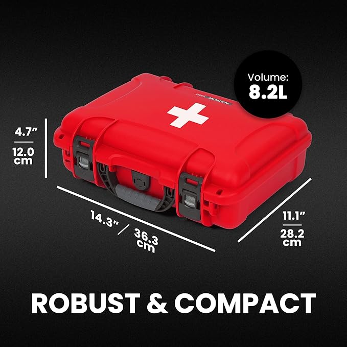 NANUK 910 Waterproof First Aid Box Empty – Durable, Medical First Aid Organizer - Image 5